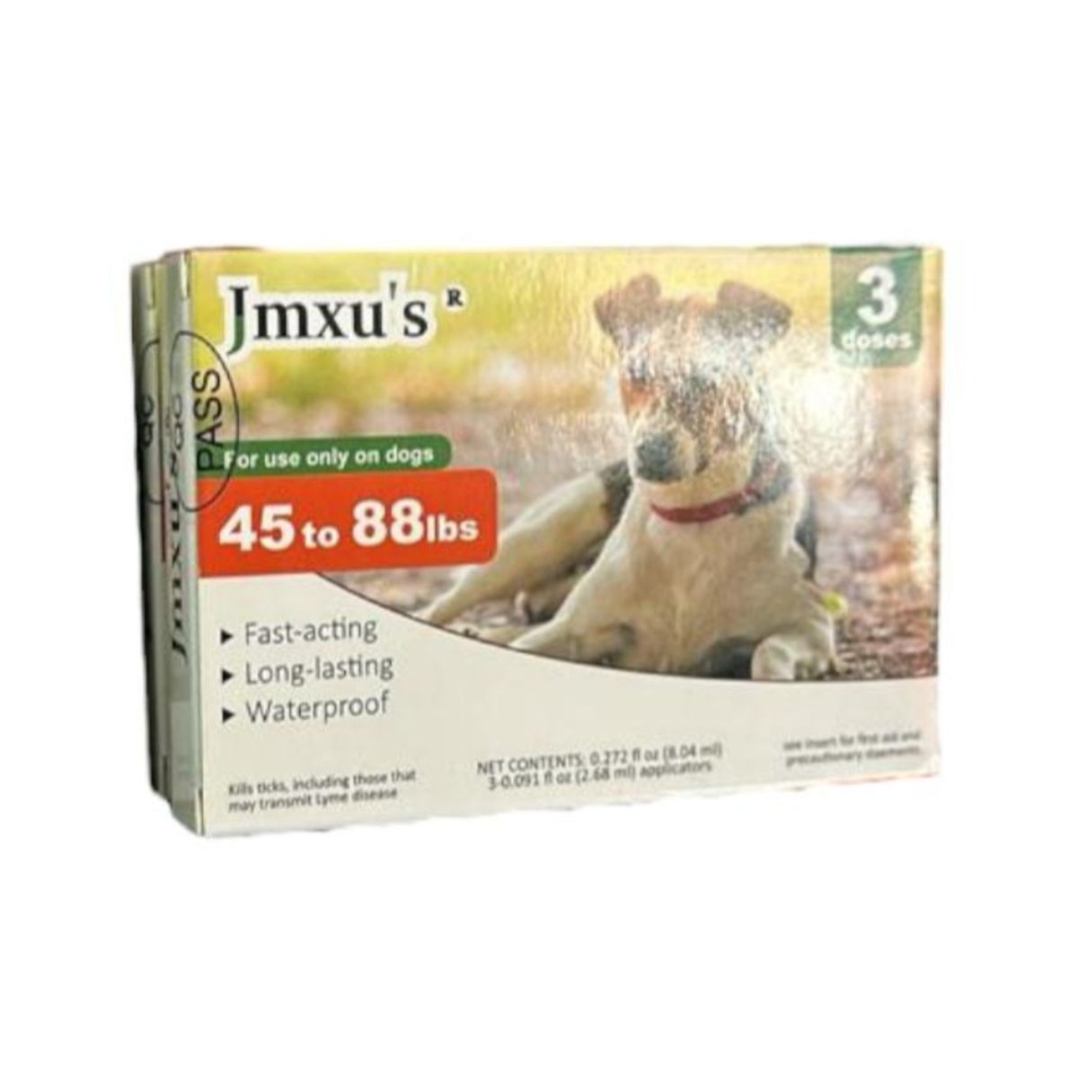 OEM - Gotas Tópicas Antipulgas Y Garrapatas Perros 45 A 88lbs