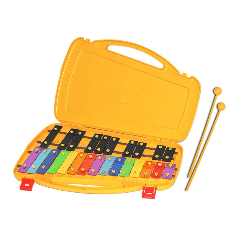 CIPRIANI - METALOFONO 25 NOTAS DE COLORES - CAJA AMARILLA CIPRIANI.
