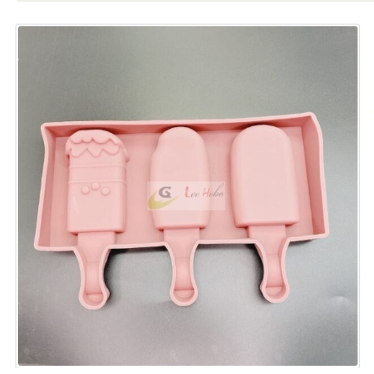 GENERICO - Molde De Silicona Molde Figura Helado 3 Divisiones