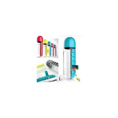 GENERICO - Botella 600ml Organizador Semanal 2 En 1 pastillero Surtidos