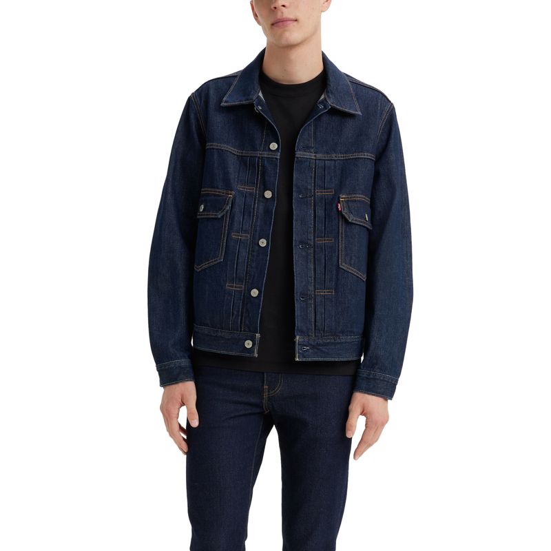 LEVIS - Chaqueta Hombre Relaxed Fit Type 2 Trucker Azul Levis