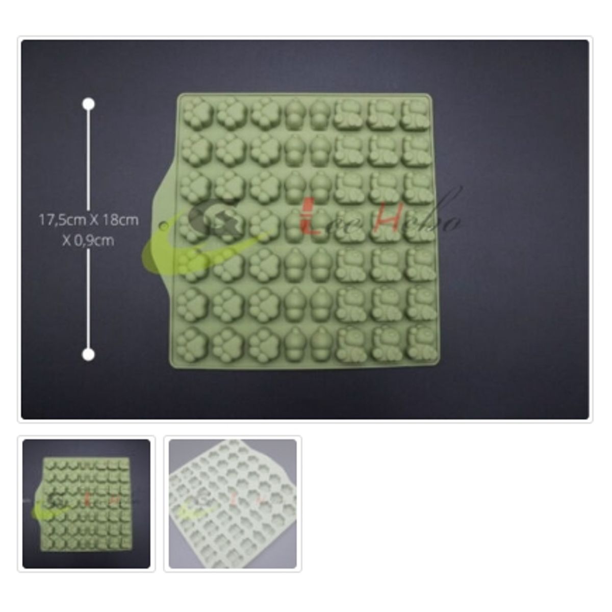 GENERICO - Molde De Silicona Molde Figura Gatitos.