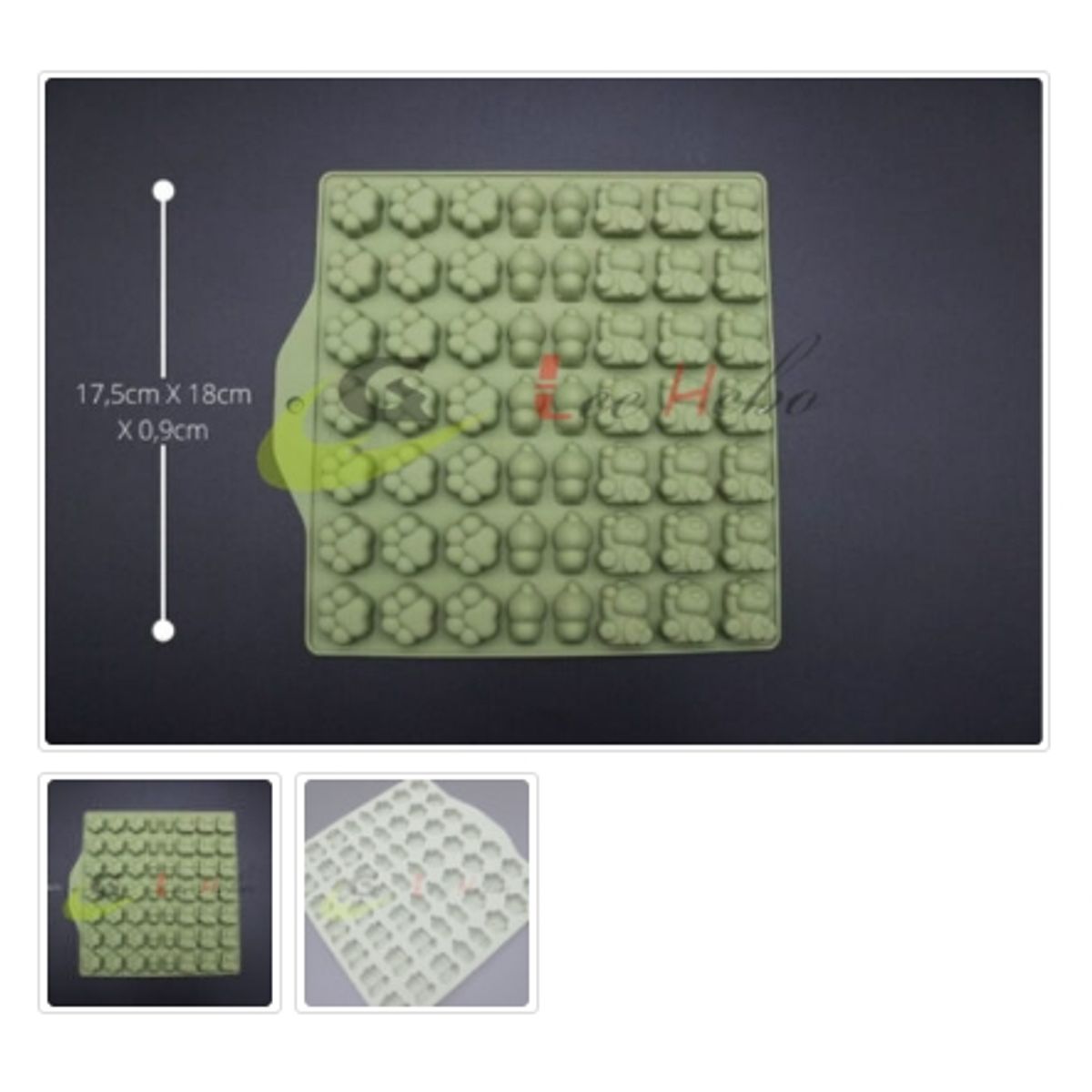 GENERICO - Molde De Silicona Molde Figura Gatitos.