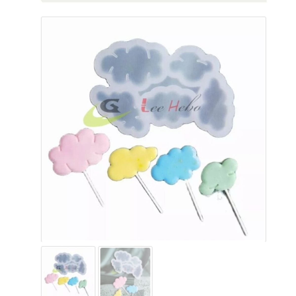 GENERICO - Molde De Silicona Molde Figura Nubes