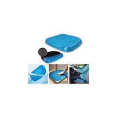 GENERICO - Cojín Silla Gel Goma Ortopédico Ergonómico Auto Asiento