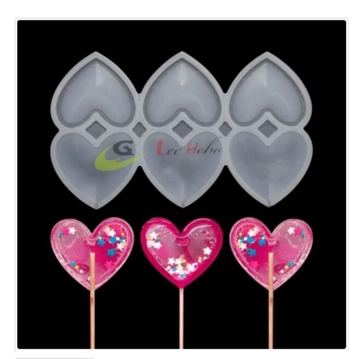 GENERICO - Molde De Silicona Molde Figura Corazon