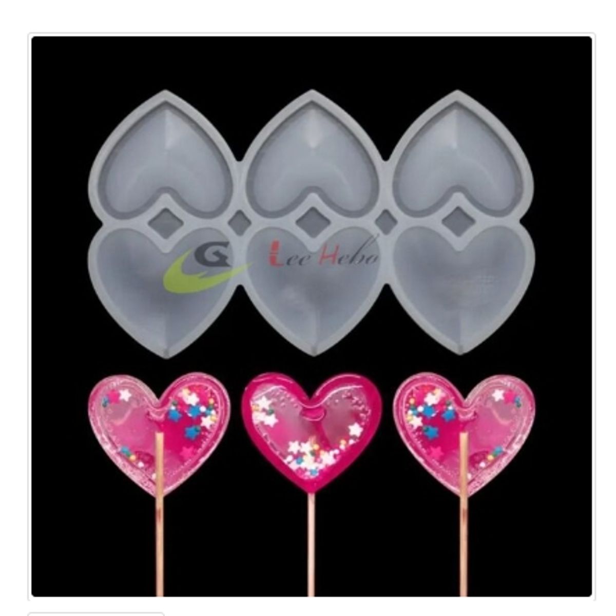 GENERICO - Molde De Silicona Molde Figura Corazon