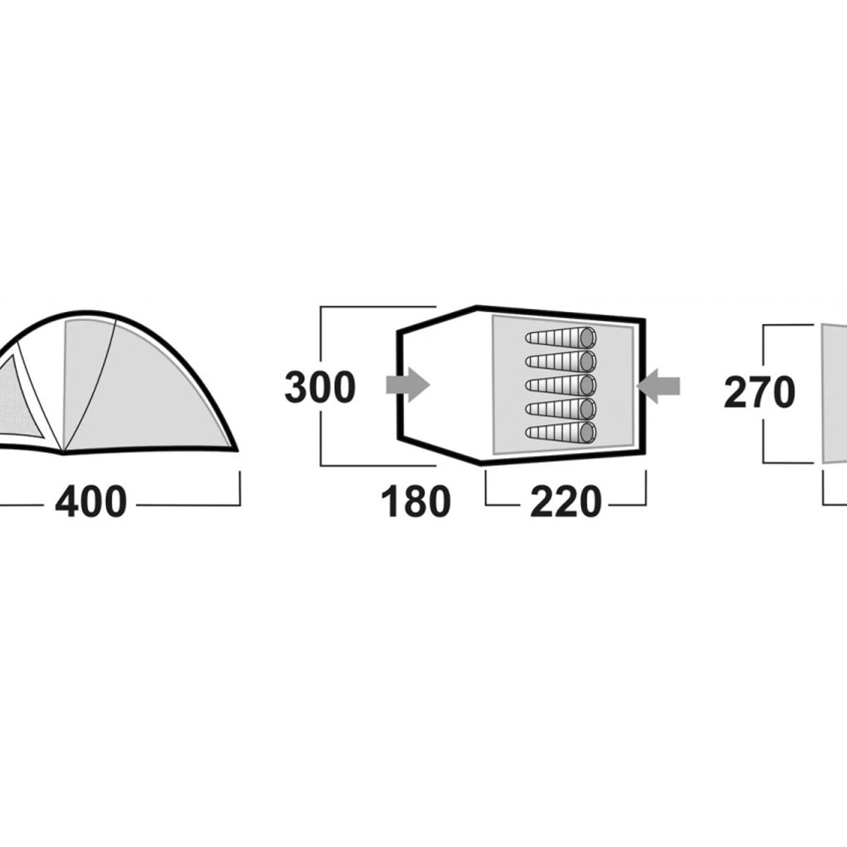 HUSKY - Carpa Husky Bigless 5