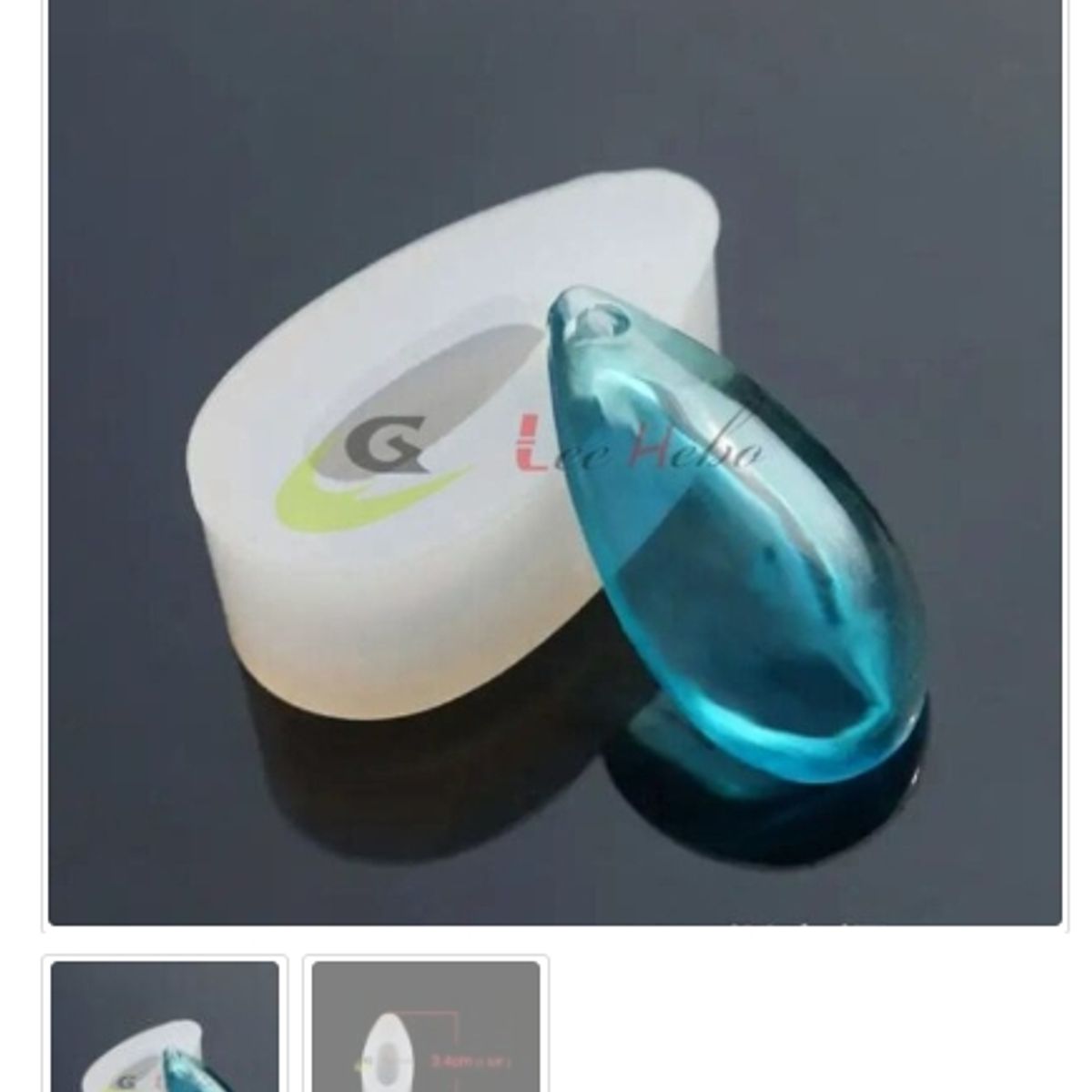 GENERICO - Molde De Silicona Gota De Agua Resina