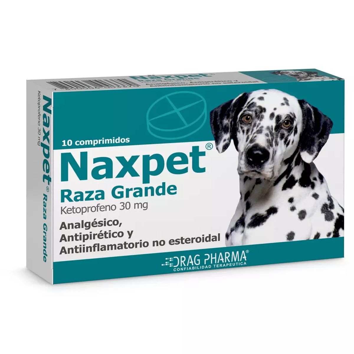 DRAG PHARMA - Naxpet 30 mg 10 comprimidos Drag Pharma