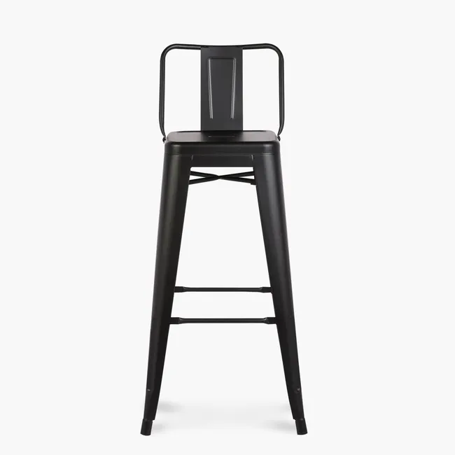 FORM DESIGN - Pack 4 Tolix Taburetes c/resp 77 Metal Negro Form