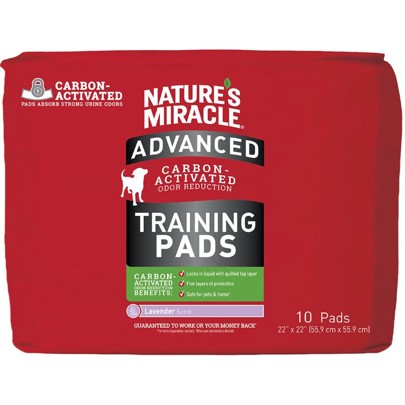 NATURE'S MIRACLE - Pañales de entrenamiento Natures Miracle 10 u. c/ Carbon A.
