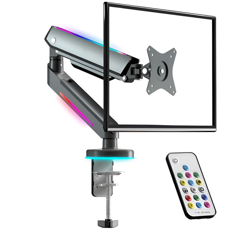 PHILCO - Soporte de Monitor Articulado de Ajuste Perfecto 32” Max RGB - Negro