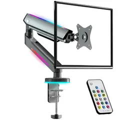 PHILCO - Soporte de Monitor Articulado de Ajuste Perfecto 32” Max RGB - Negro