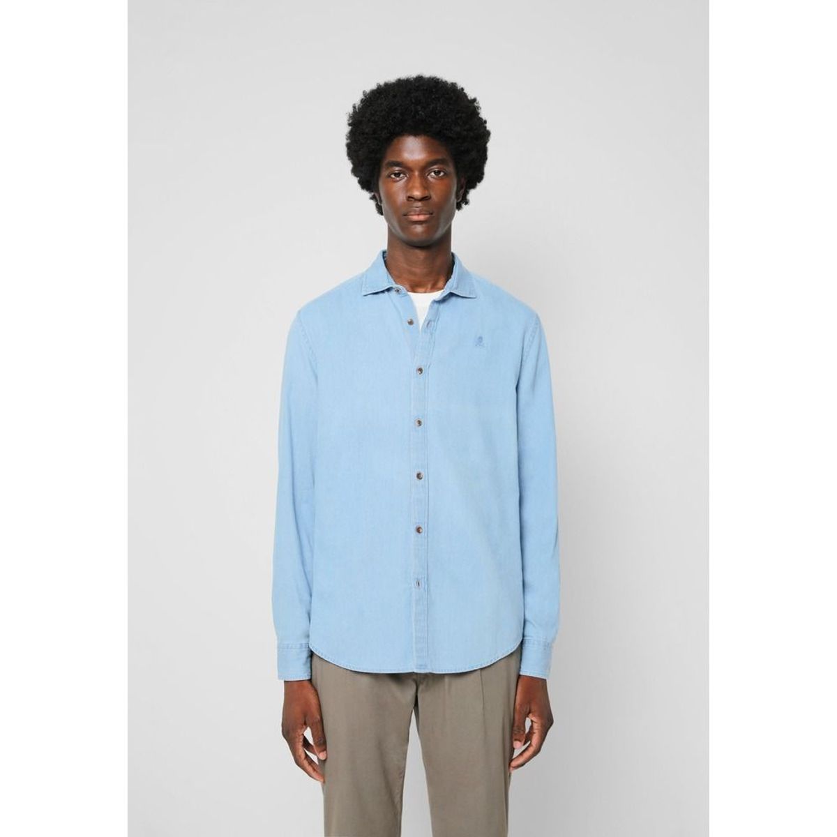 SCALPERS - Camisa Denim Botones Dark Denim