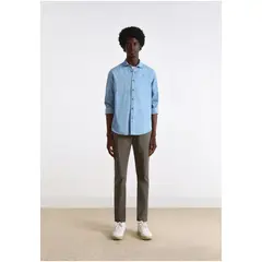 SCALPERS - Camisa Denim Botones Dark Denim