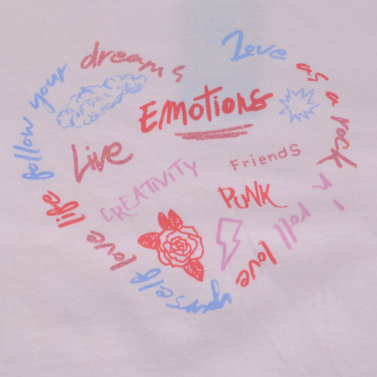 PILLIN - Polera Manga Larga Niña Damasco Pillin PILLIN