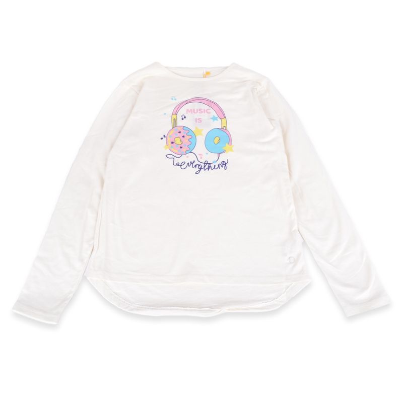PILLIN - Polera Manga Larga Niña Blanco Pillin PILLIN