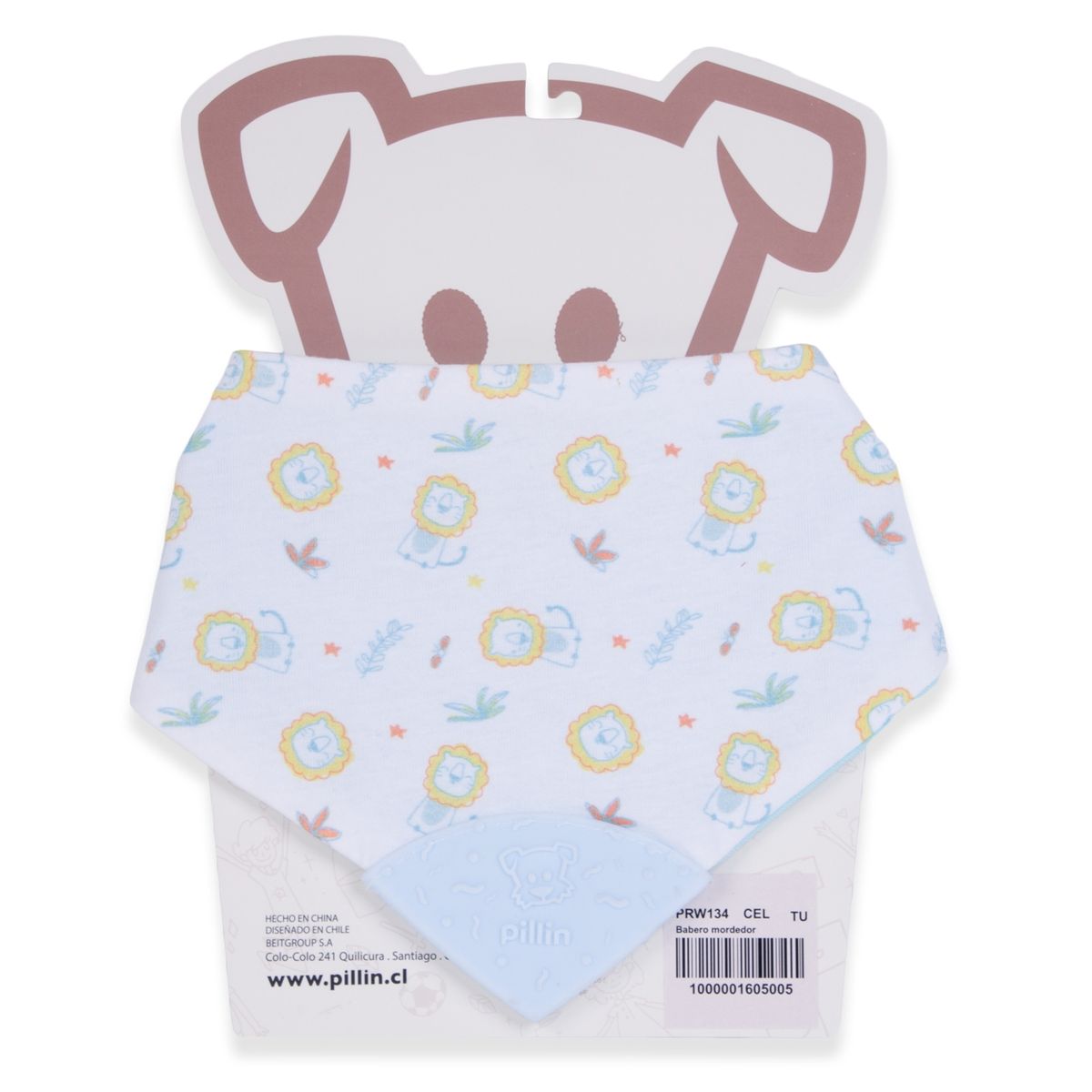 PILLIN - Babero Unisex Celeste Pillin PILLIN