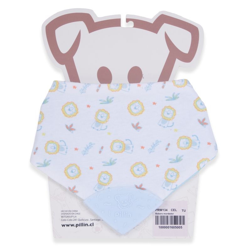 PILLIN - Babero Unisex Celeste Pillin PILLIN