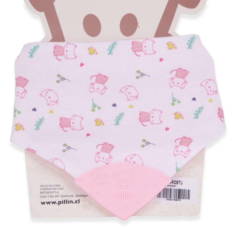 PILLIN - Babero Unisex Rosado Pillin PILLIN