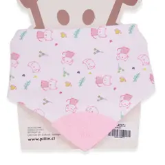 PILLIN - Babero Unisex Rosado