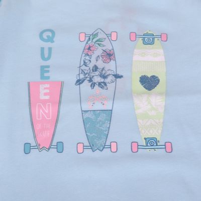 Imagen 2 del producto Polera Manga Larga Niña Celeste