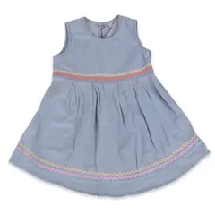 PILLIN - Vestido Bebé Niña Celeste