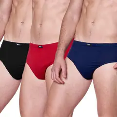 BAZIANI - Pack3 Slip Algodón Hombre 5422