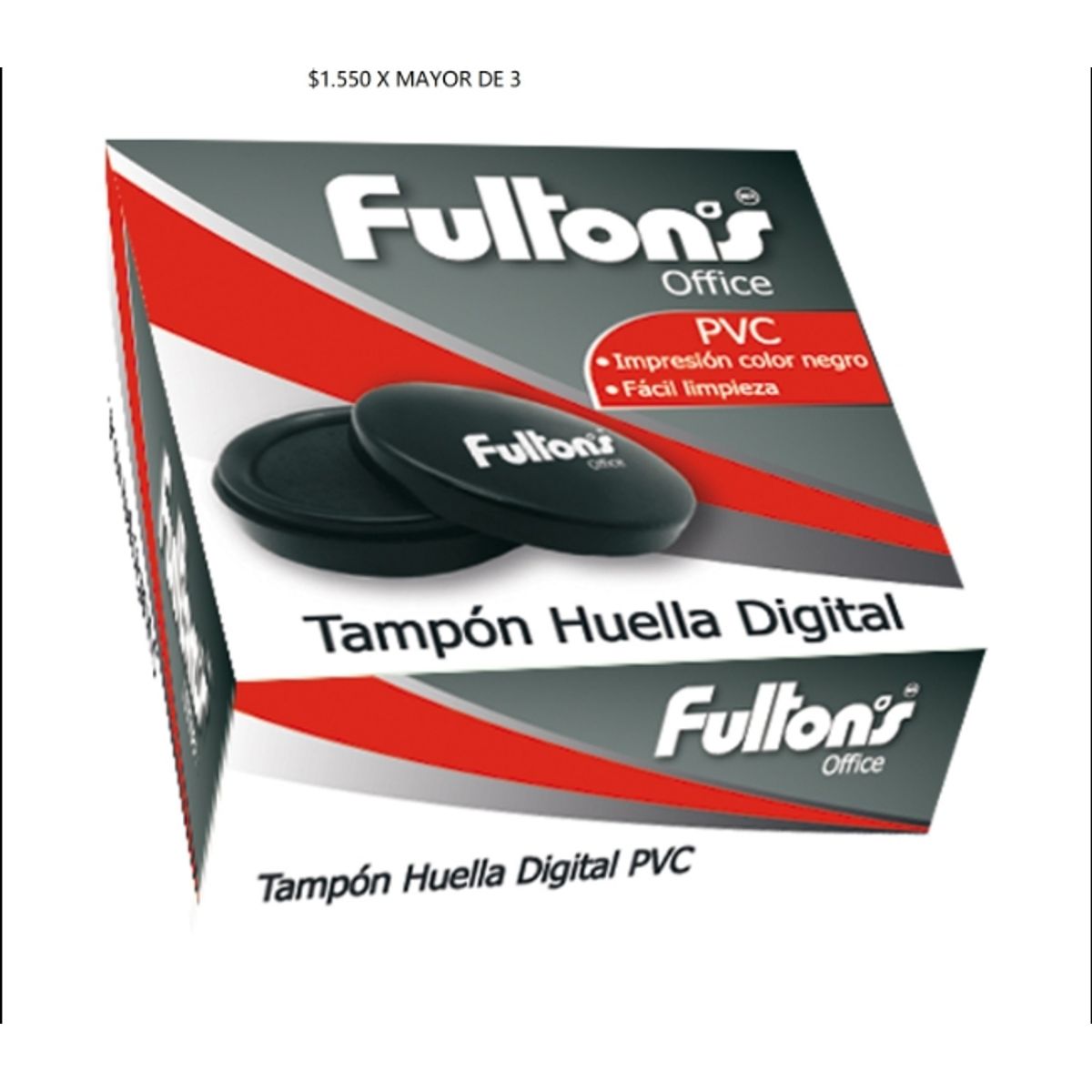 GENERICO - Tapon Huella Digital PVC Fultonś Office