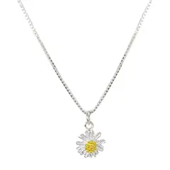 ANDREA - Collar Girasol Plata Fina 925