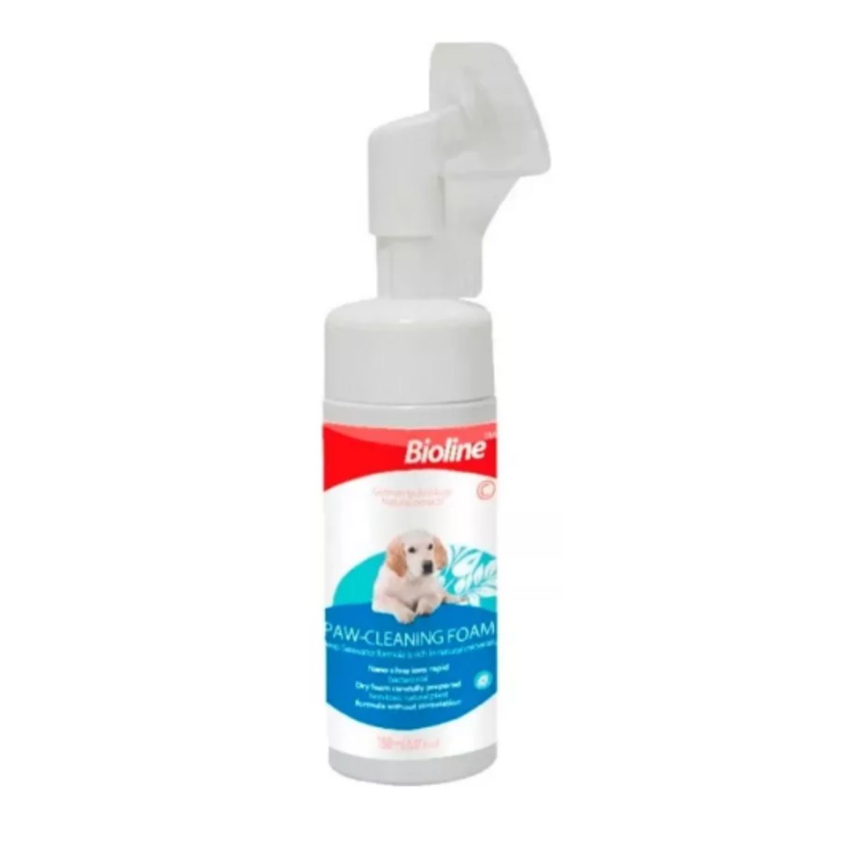 BIOLINE - Espuma Limpia Y Cuidado De Patas Para Perros Bioline 150ml