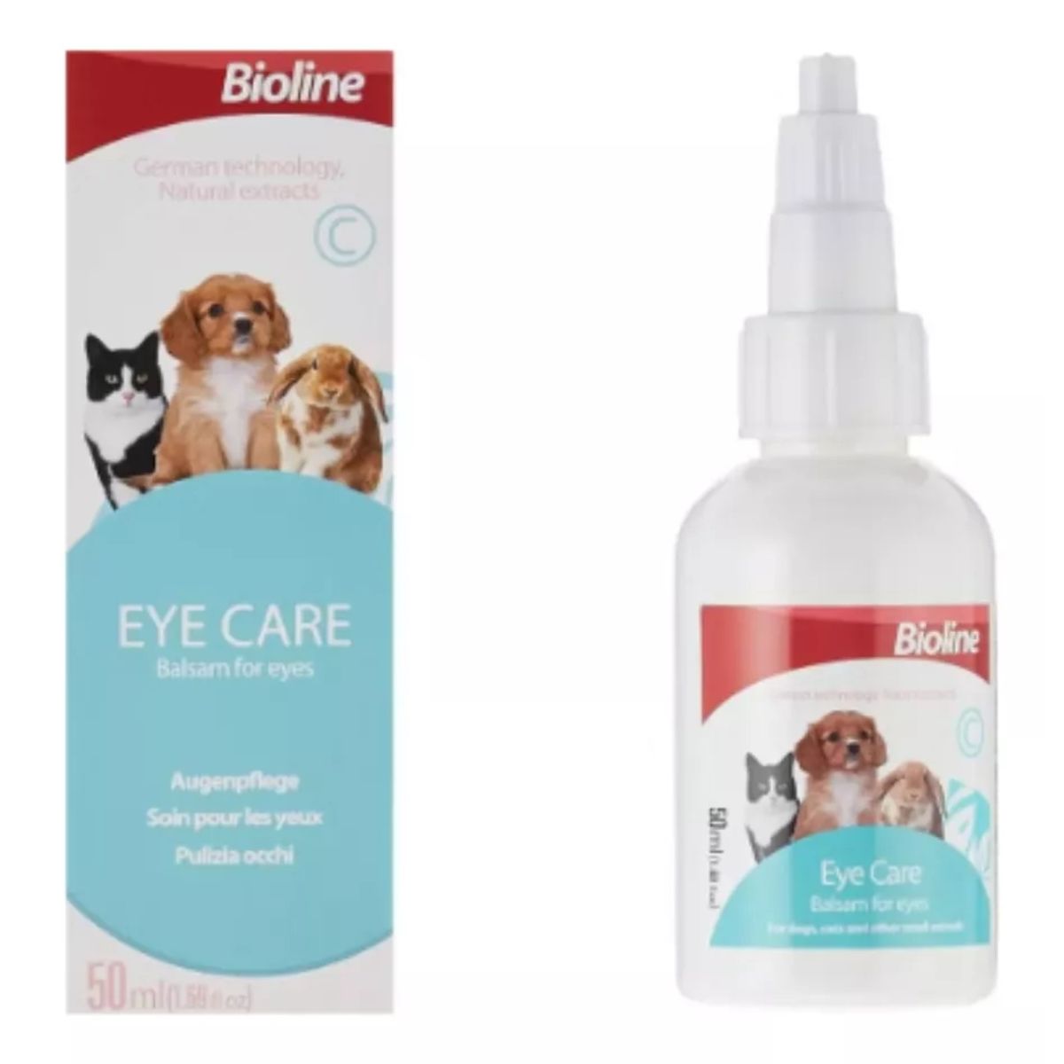 BIOLINE - Cuidado De Ojos Para Mascotas Bioline Eye Care 50ml