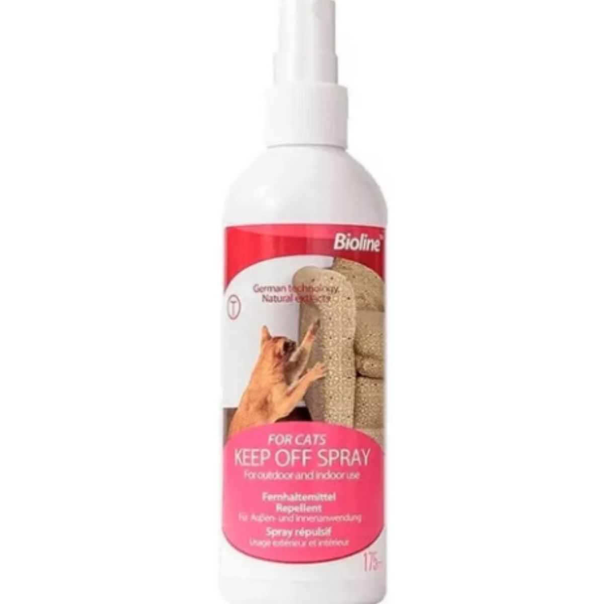 BIOLINE - Repelente Para Gatos Bioline Keep Off Spray For Cat 175ml