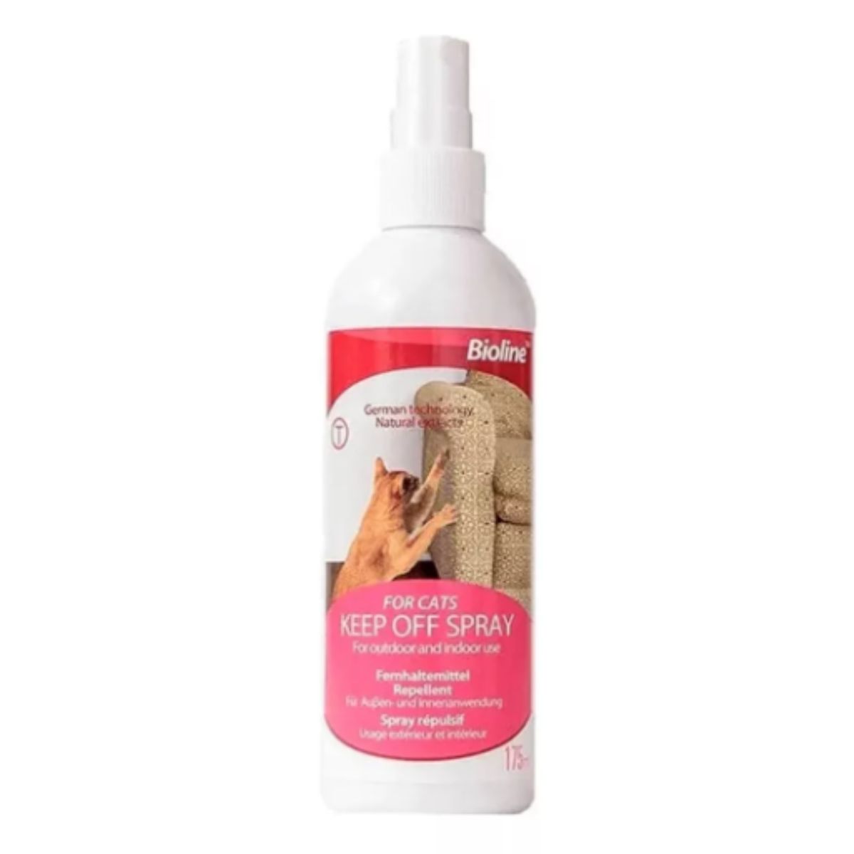 BIOLINE - Repelente Para Gatos Bioline Keep Off Spray For Cat 175ml