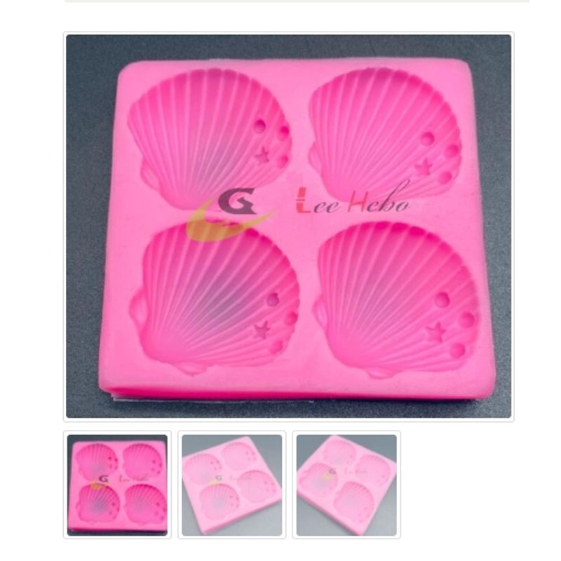 GENERICO - Molde De Silicona Para Fondant Figuras ConchaMar