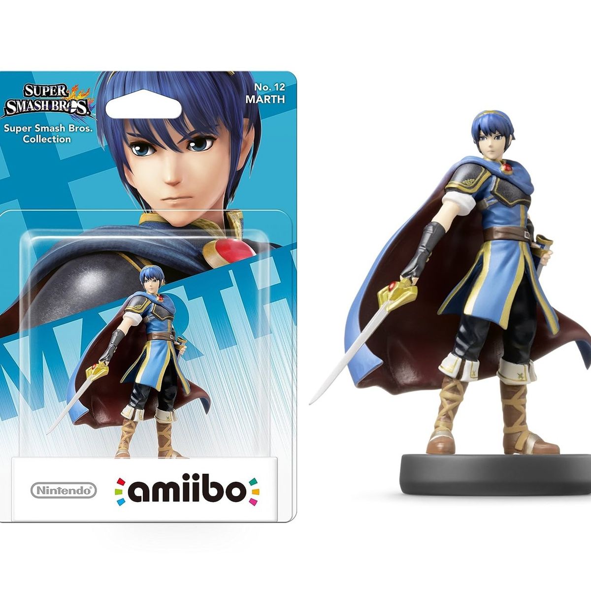 NINTENDO - Amiibo Marth - Colección Super Smash Bros
