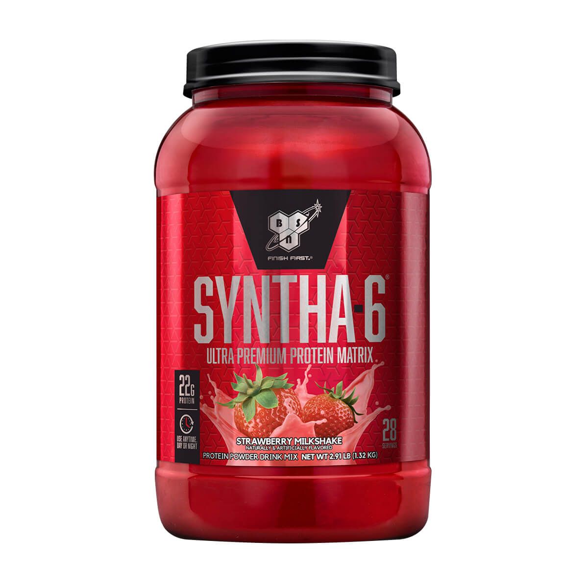 BSN - Syntha 6, Whey protein (2,9 Lb) - Original - FRUTILLA