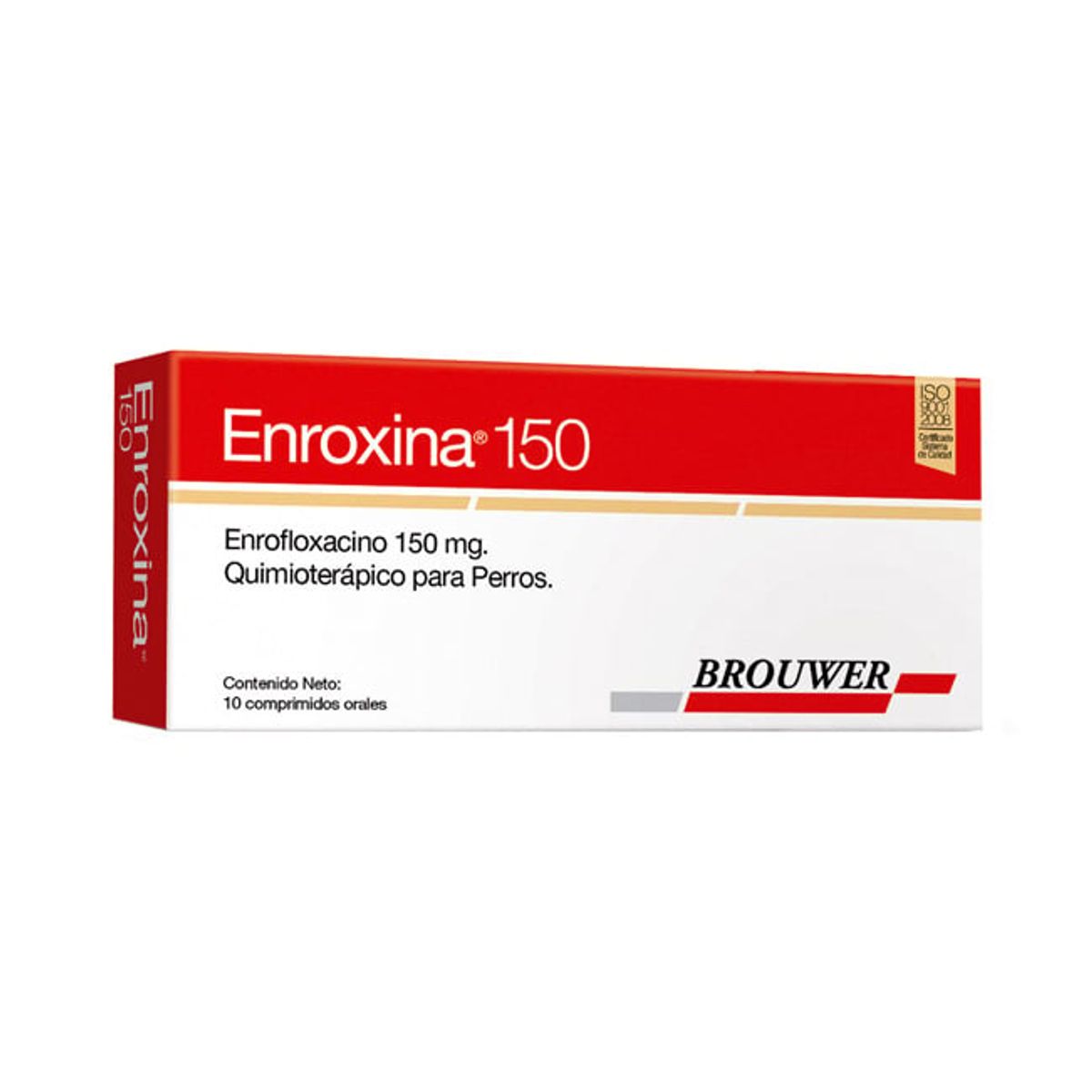GENERICO - Enroxina 150 mg Brouwer 10 comprimidos