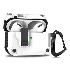 GENERICO - Carcasa Funda Para AirPods 1 y 2 Con Seguro Antigolpes