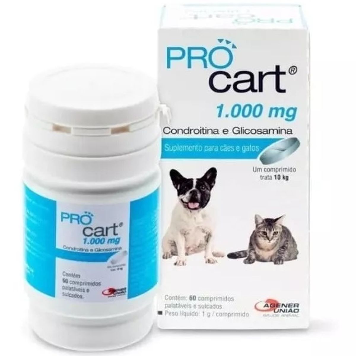 GENERICO - Procart 10 1000mg 60 comprimidos