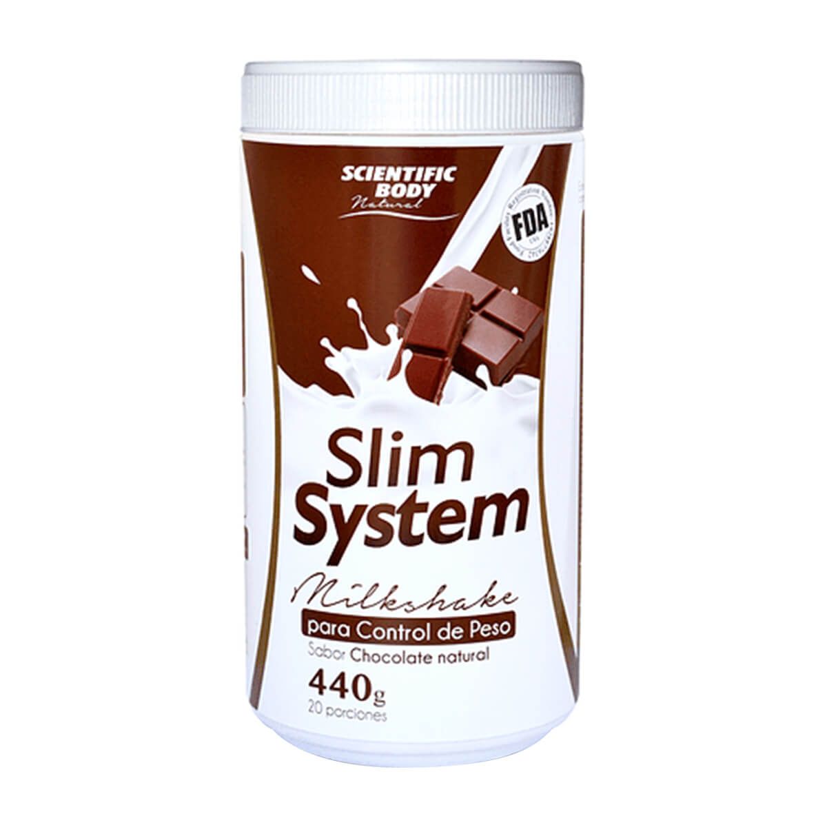 SCIENTIFIC BODY - Slim System Milkshake  (440 gr) - CHOCOLATE