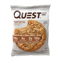 QUEST - Protein Cookie, Snack Proteico (59 gr) - PEANUT BUTTER