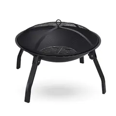 HOME&DESIGN - Brasero Parrilla redondo con tapa
