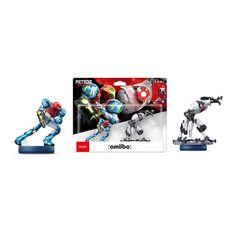 NINTENDO - Amiibo Samus y Emmi - Colección Metroid Dread