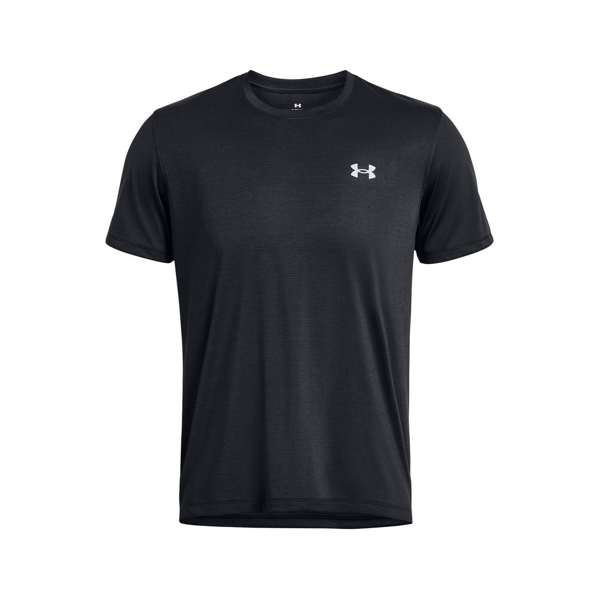 UNDER ARMOUR - Polera Manga Corta Running para Hombre Launch Negro   UNDER ARMOUR
