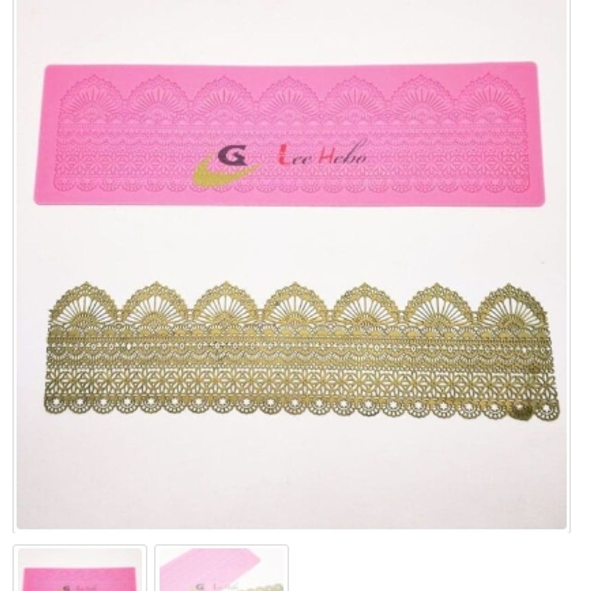 GENERICO - Molde Decoracion Reposteria Encaje