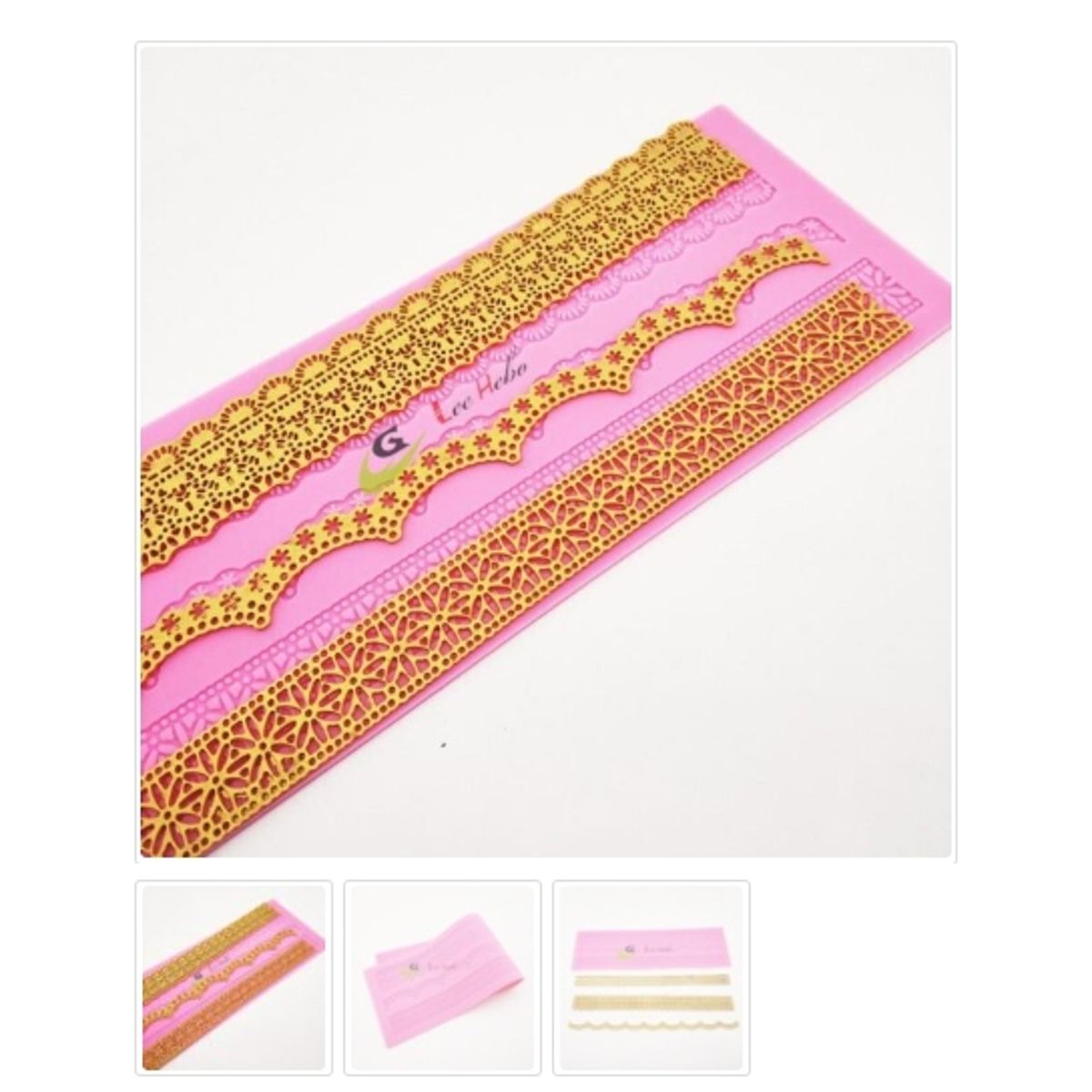 GENERICO - Molde Decoracion Reposteria Encaje Torta Molde