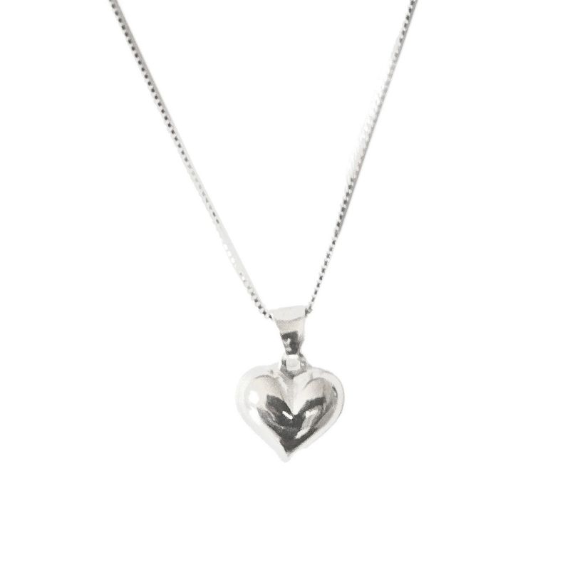 ANDREA COGGIOLA JOYAS - Collar Amor Corazón Plata Fina 925