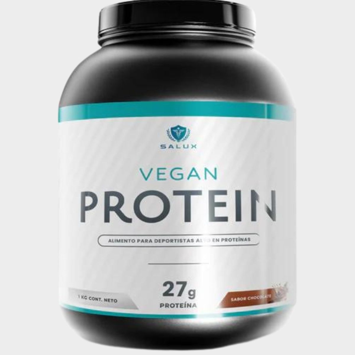 GENERICO - Salux proteina vegana  1kg Chocolate 30 servicios.